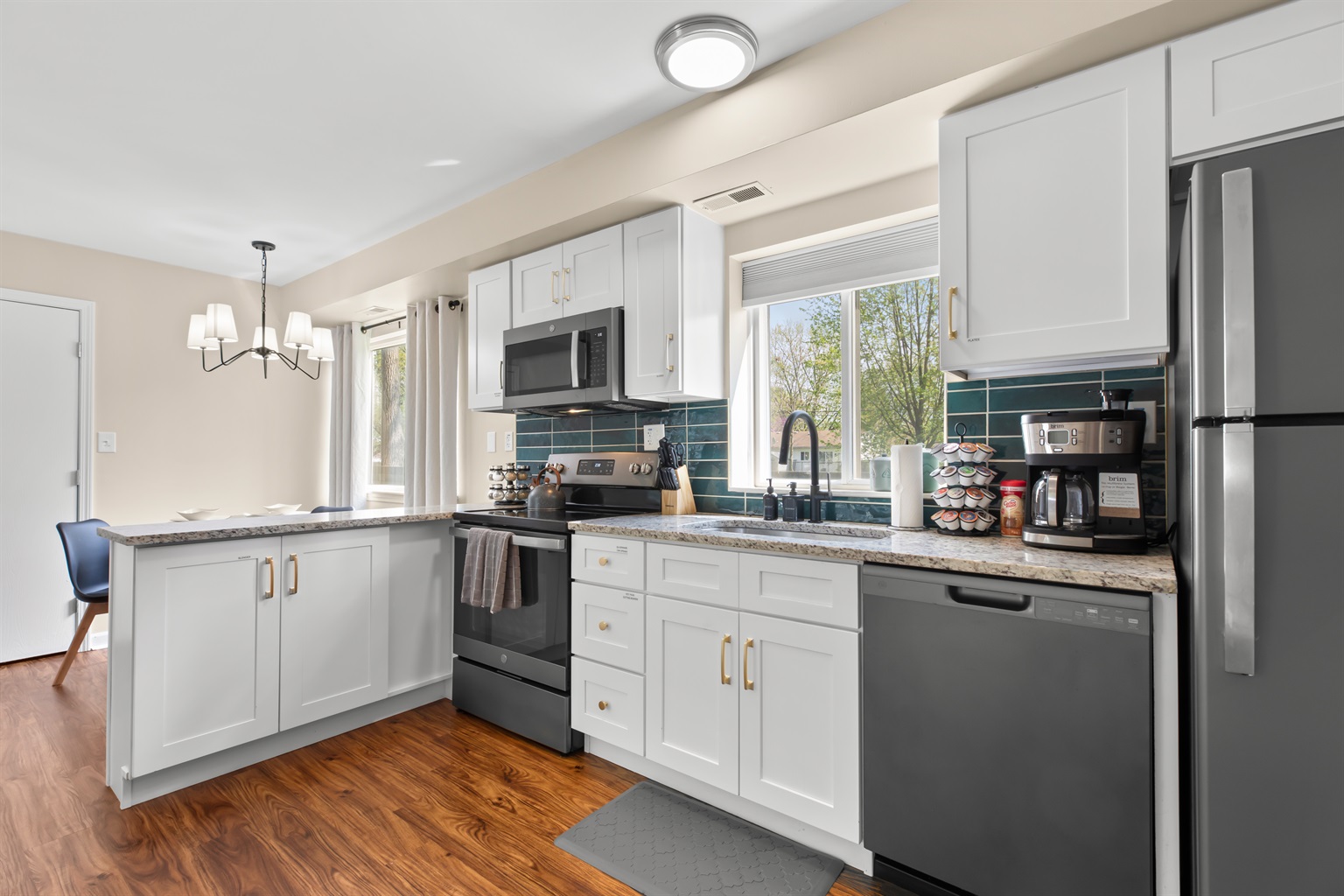 Morning coffee nook: Where the day begins.