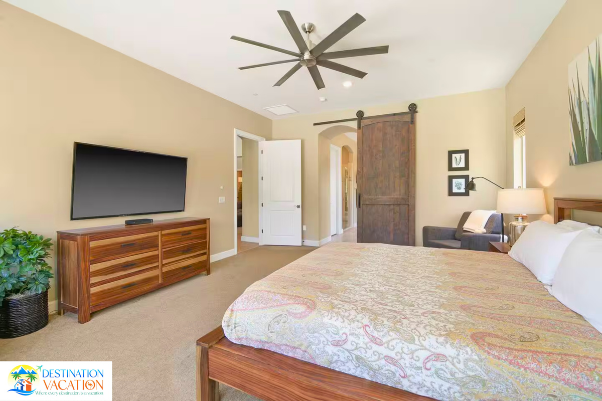 Wake refreshed in this elegant, light-filled bedroom sanctuary.