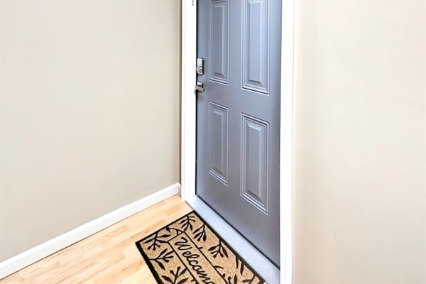 No need to keep up with a key! You'll have your own key code to use during your stay.