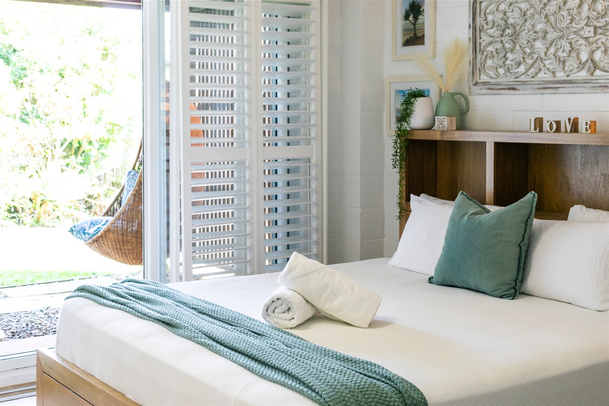 Be lulled to sleep by the ocean waves.