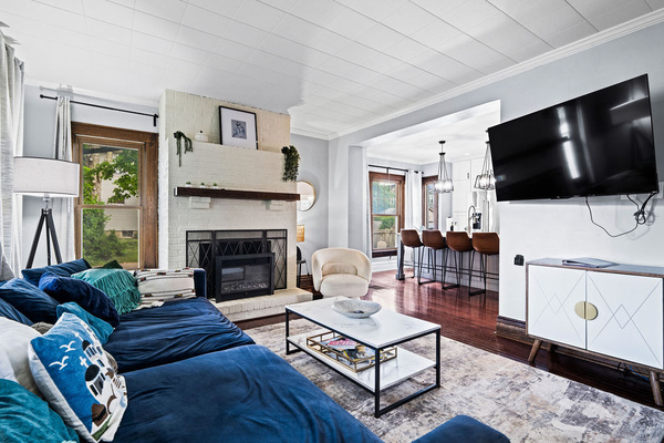 Welcome to Crestview Casa! Our sunlit, spacious main living room offers incredibly plush seating for the whole family to kick back and relax.