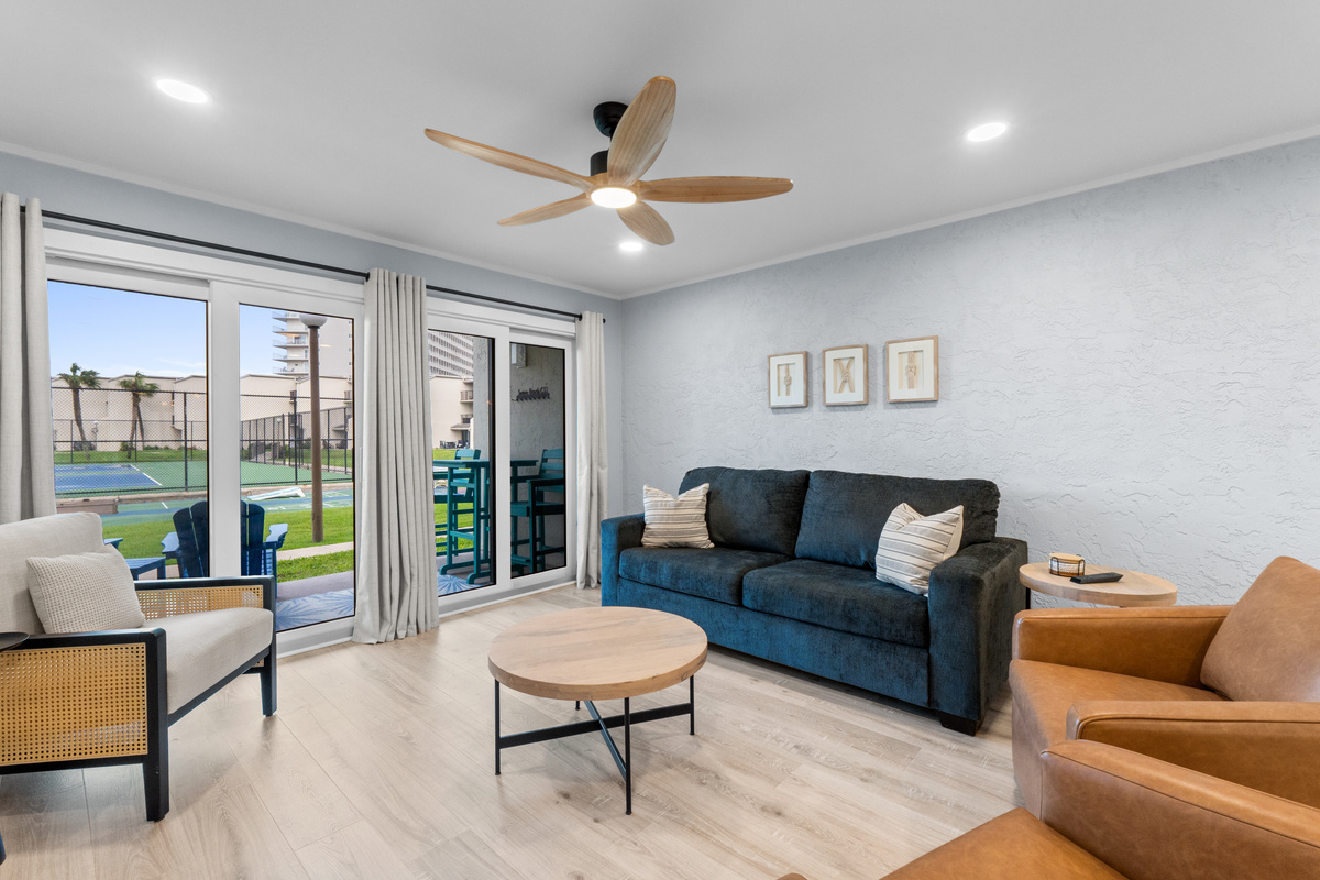 Living Room with Queen Sleeper Sofa