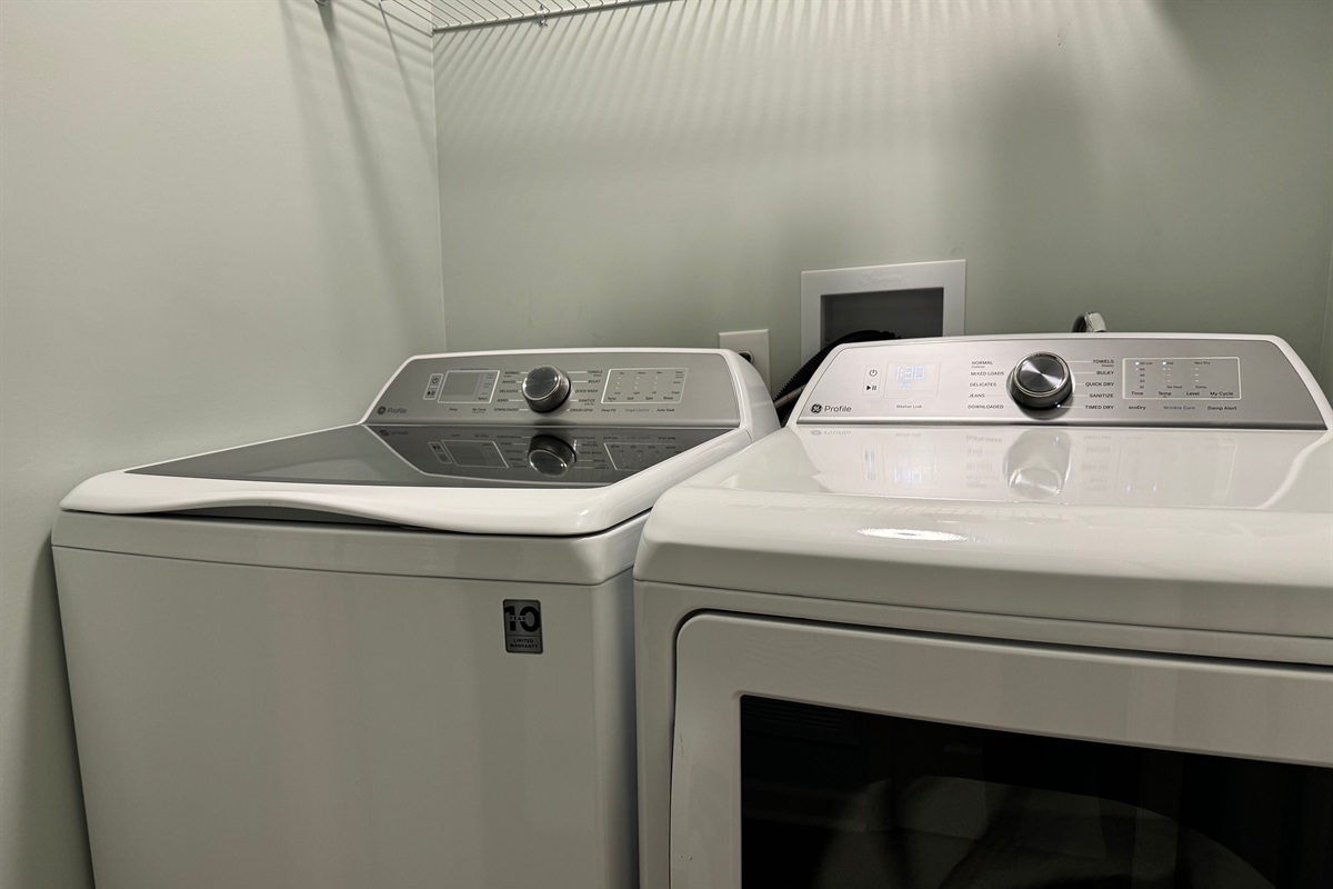 Washer & dryer for your use