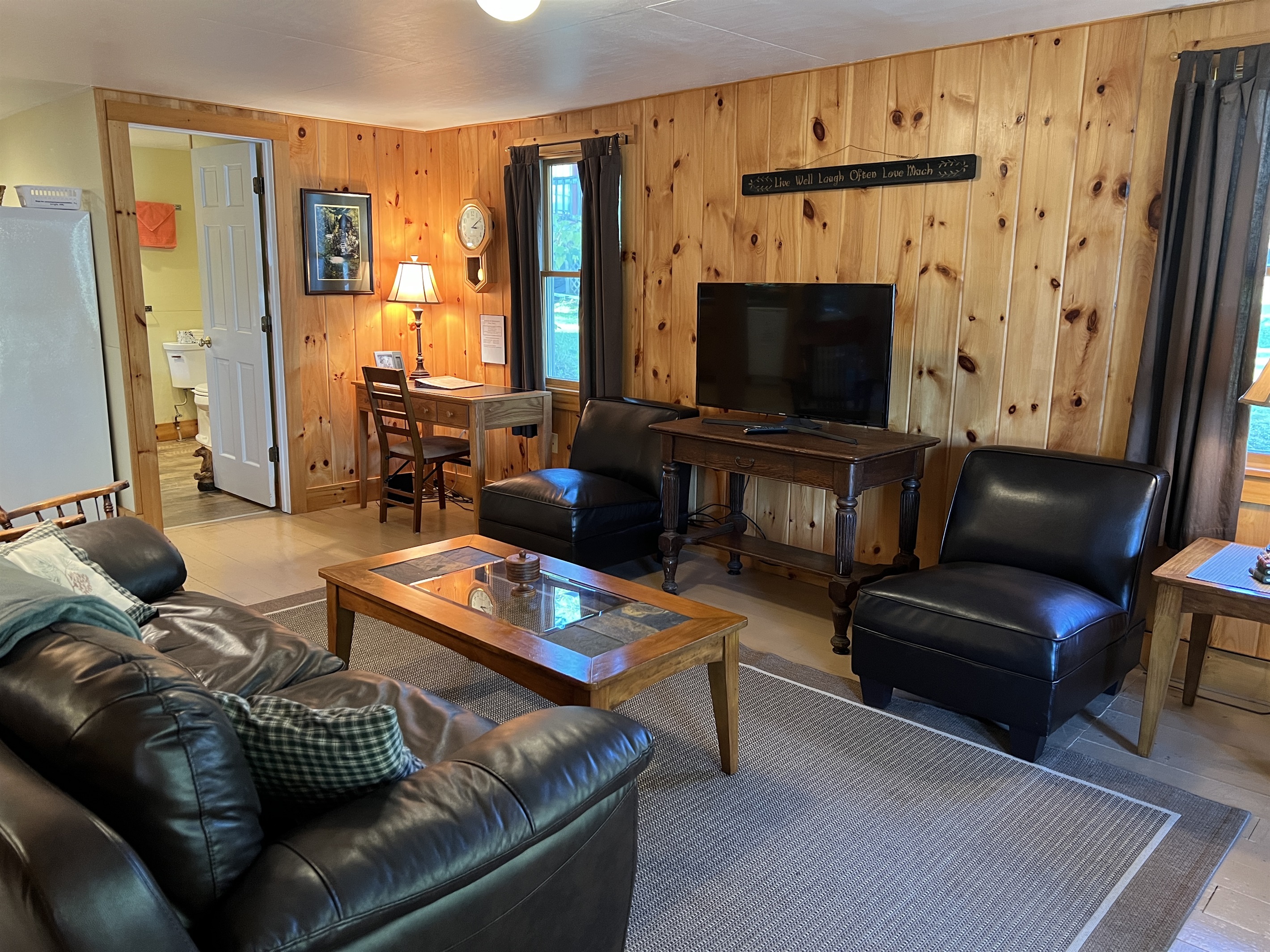 Living Room w/ Leather