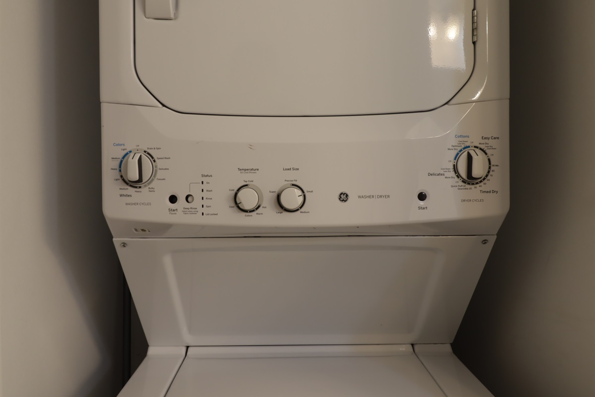 washer and dryer