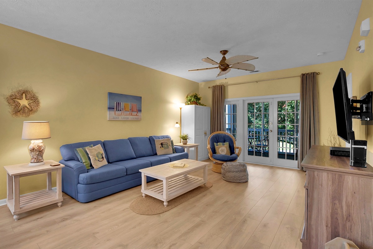 Living Room with sofa bed