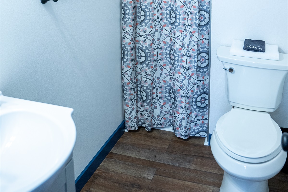 Personal Bathroom with shower and sink