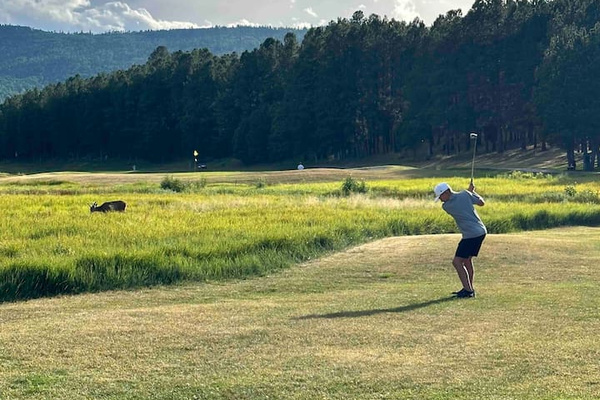 Golfing at Angel Fire Country Club
