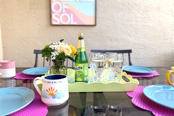 Dine inside or out, the choice is yours!