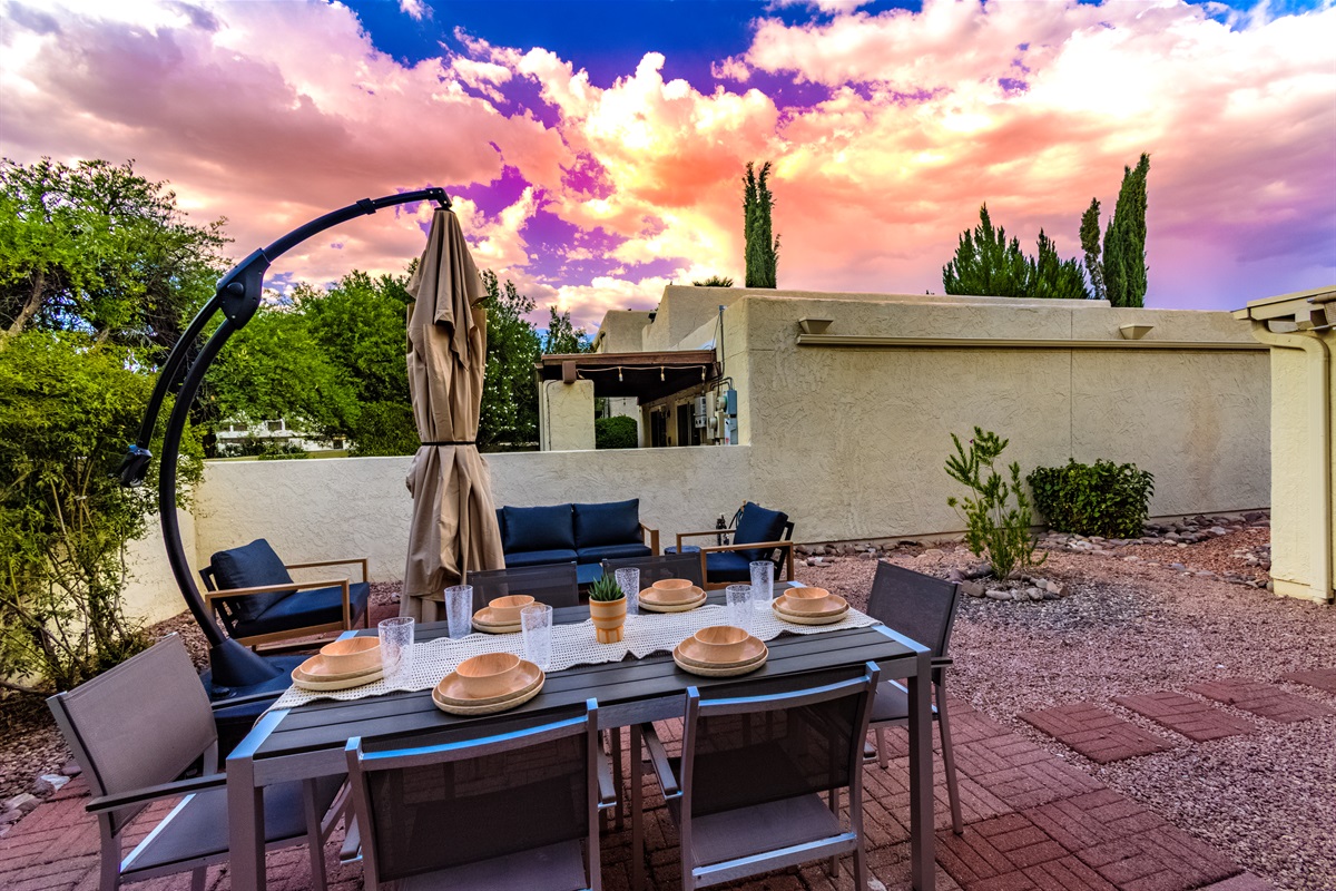 Backyard Dining Area