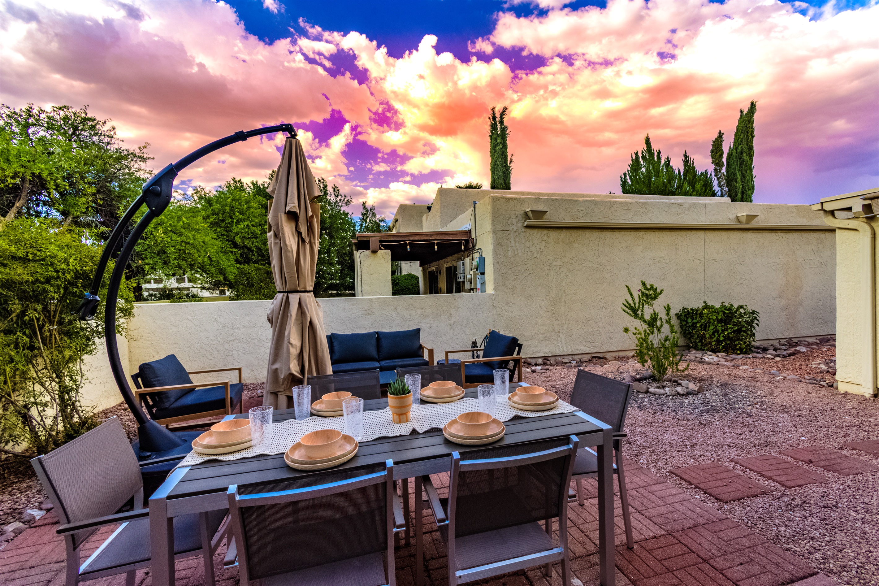 Backyard Dining Area