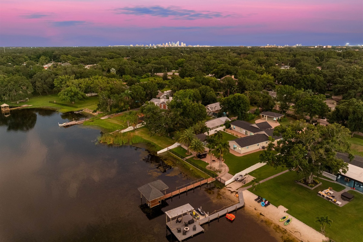 Aerial View of the Neighborhood