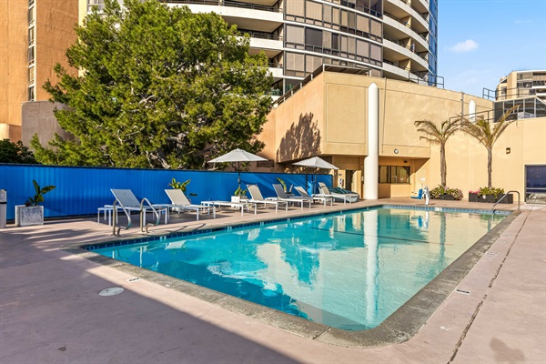 One of the many pools