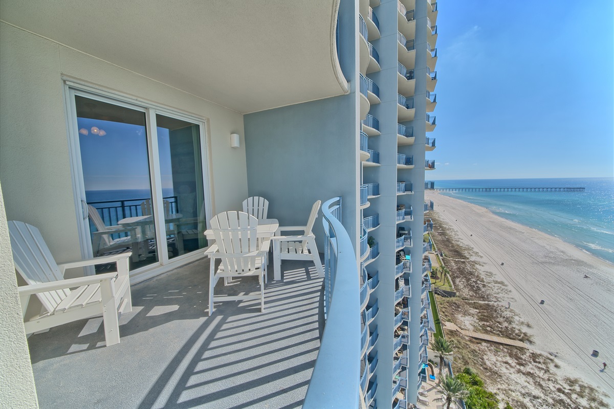Expansive Balcony w/ room for dining