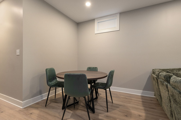Basement Dining Area