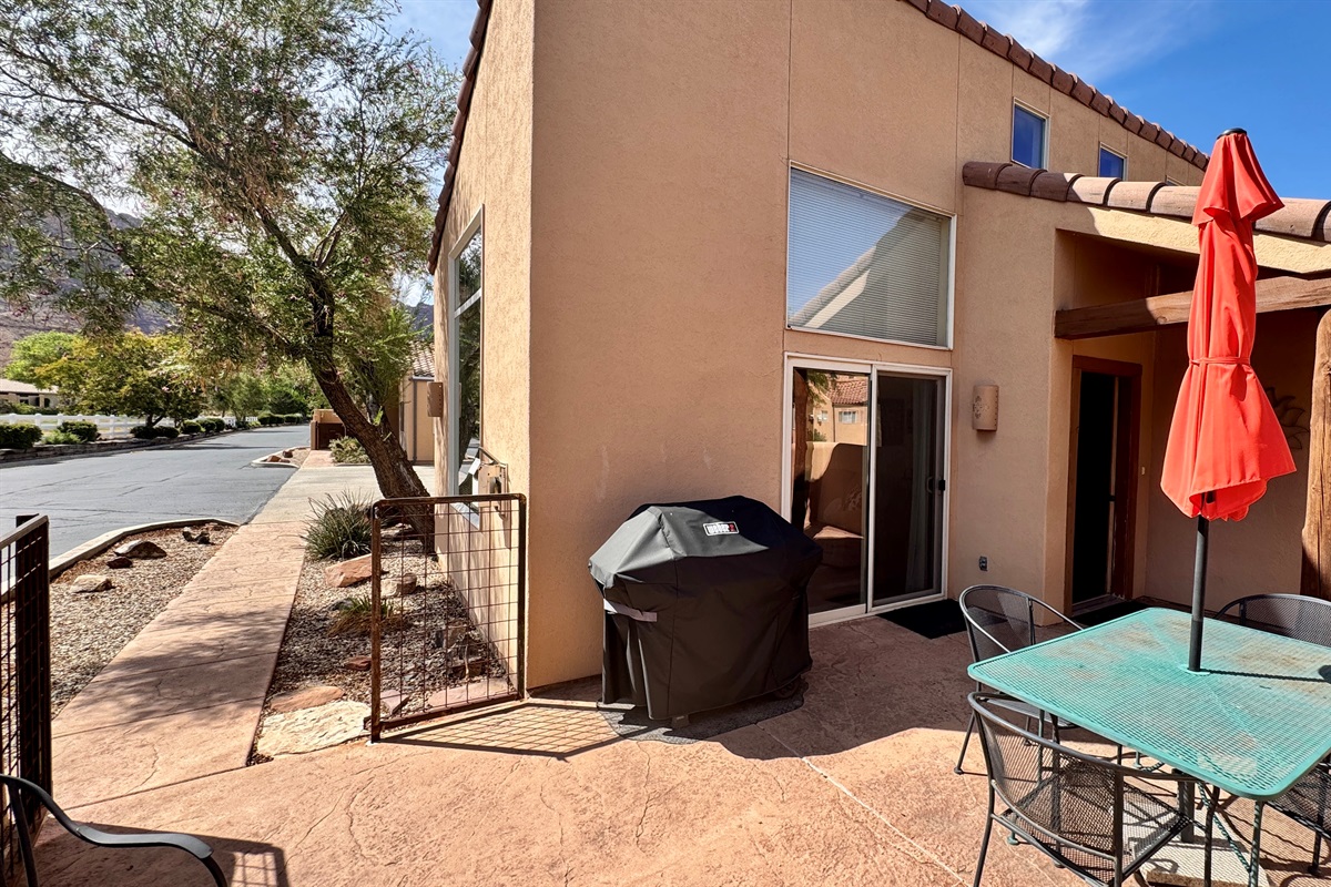 Enjoy the Patio with a View!
