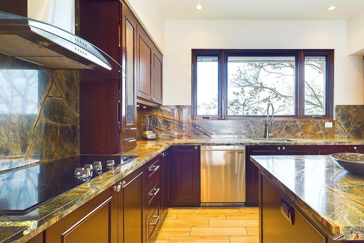 Spacious kitchen