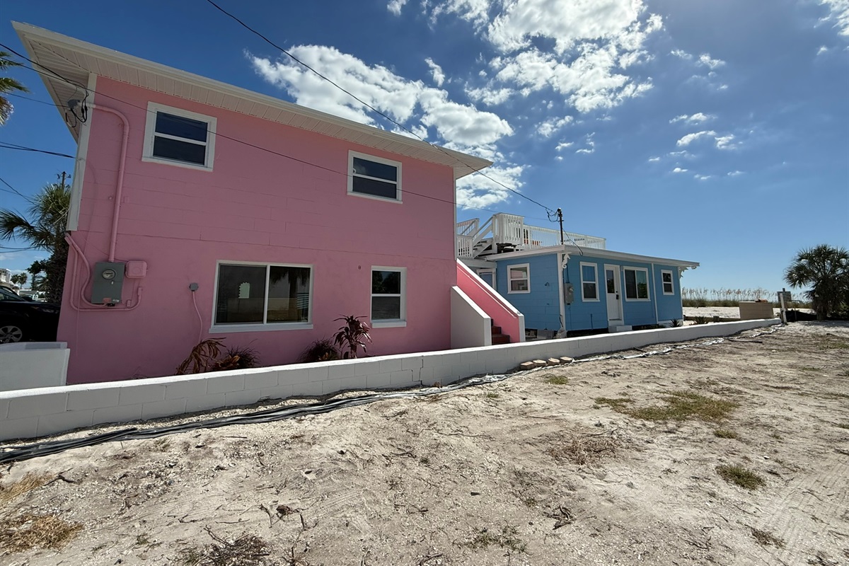 Exterior Photos of Pink 2 Story House