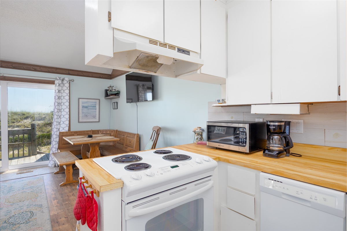 Plenty of counter space for cooking and entertaining