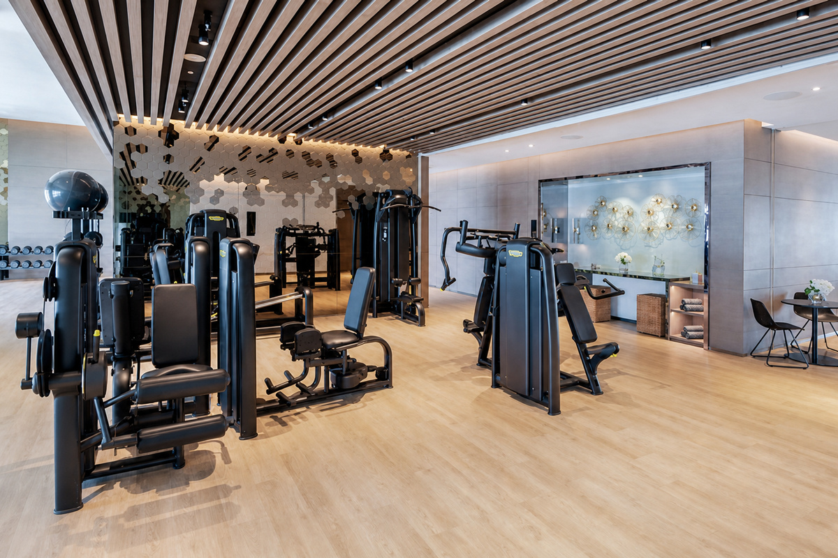 Rooftop gym free for all guests  with fantastic panoramic view