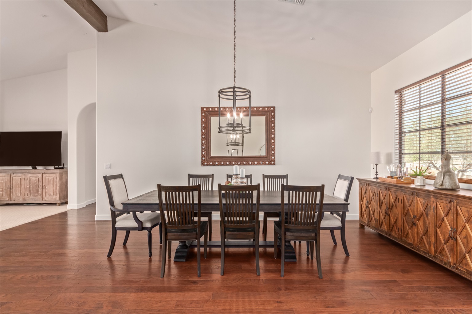 dining table w/ seating for 8