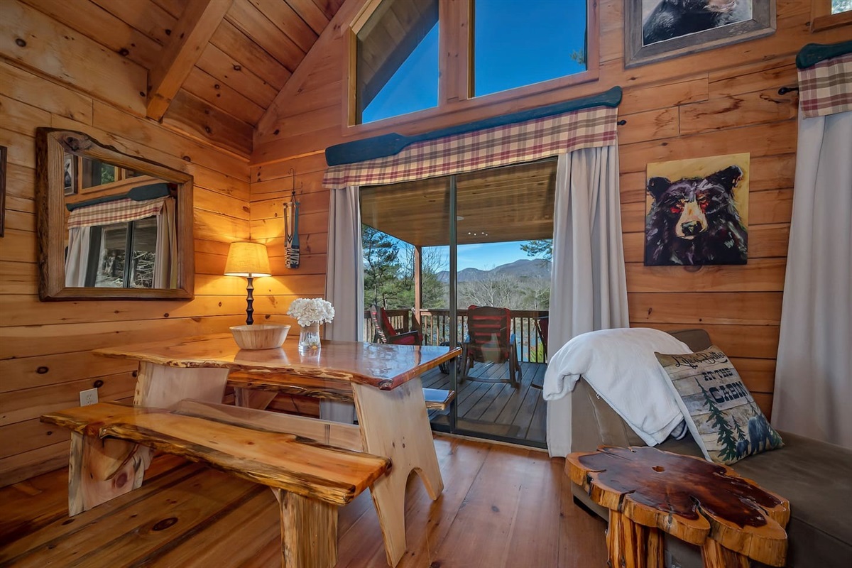 Huge mountain and lake views!
