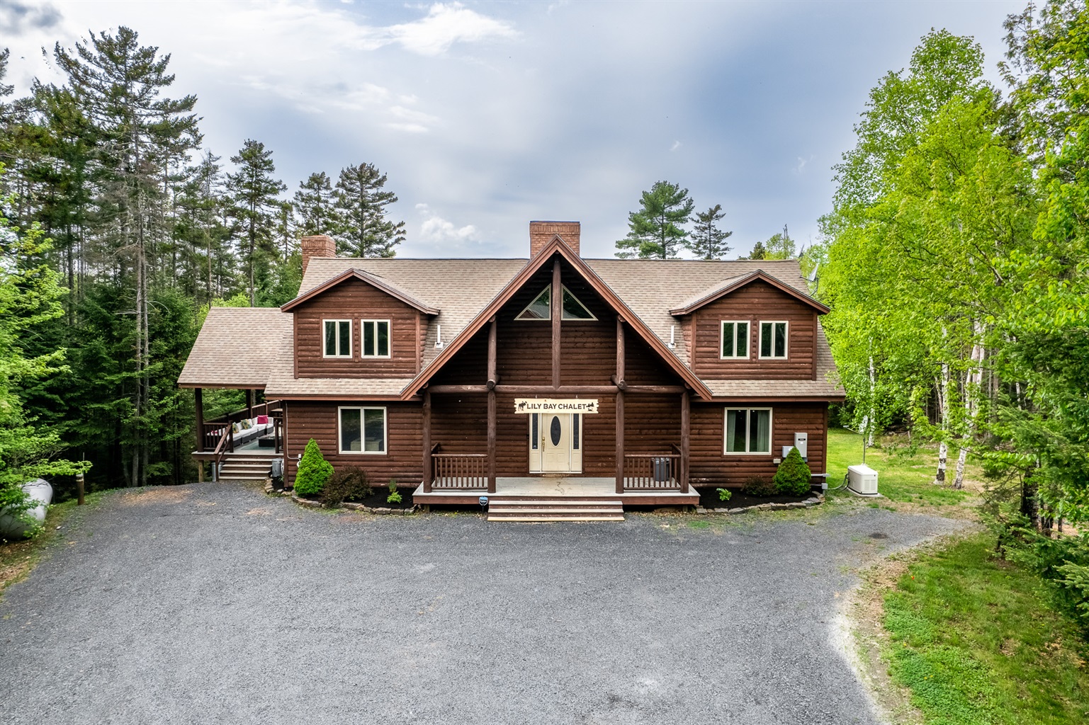 The ultimate Maine lakefront retreat. Chalet has lots of space for your family and friends with an amazing location. Best spot on Moosehead to enjoy sunsets! Plenty of parking with 2 parking areas for all your ATVs/trailers/snowmobiles.