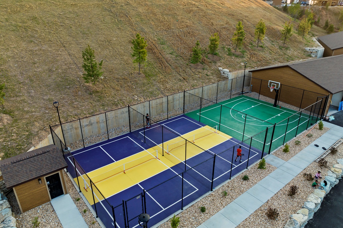 Pickleball and Basketball Courts