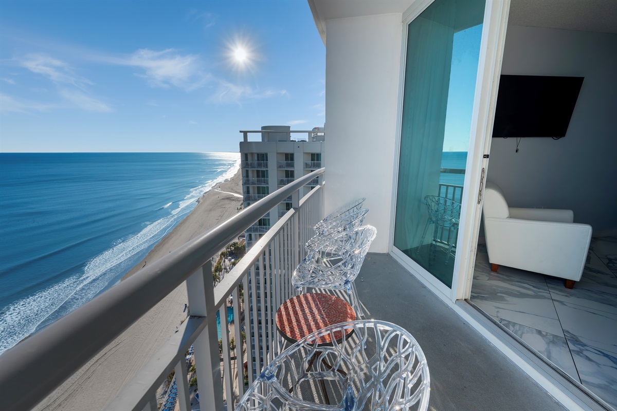 Amazing View from the Balcony!