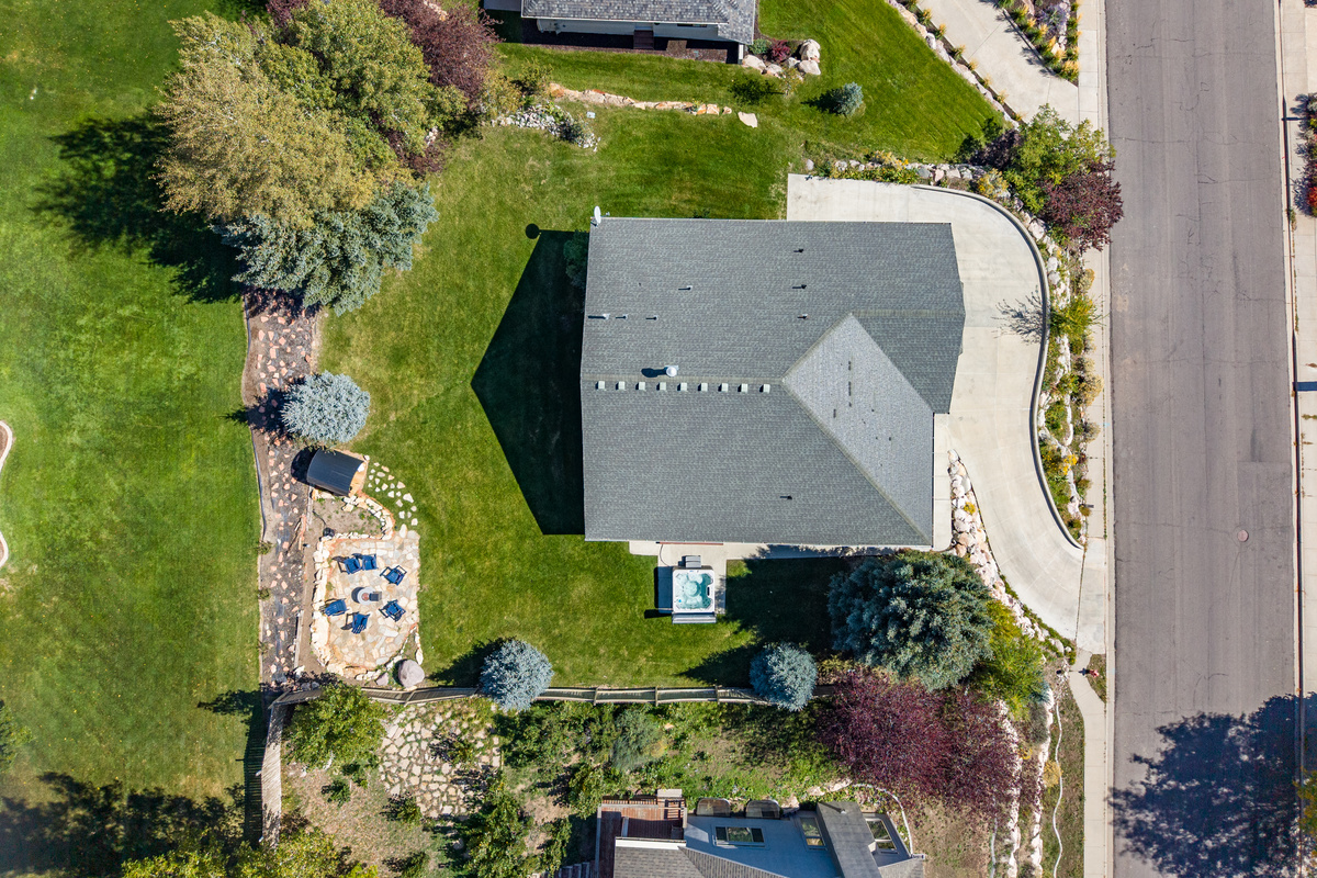 A backyard filled with amenities designed to bring families together and make memories that last forever