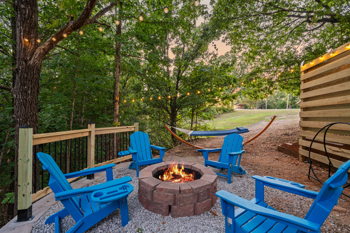 Your Private Fire Pit in the Ozarks