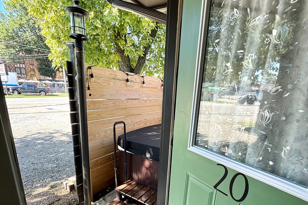 Front door looking out.