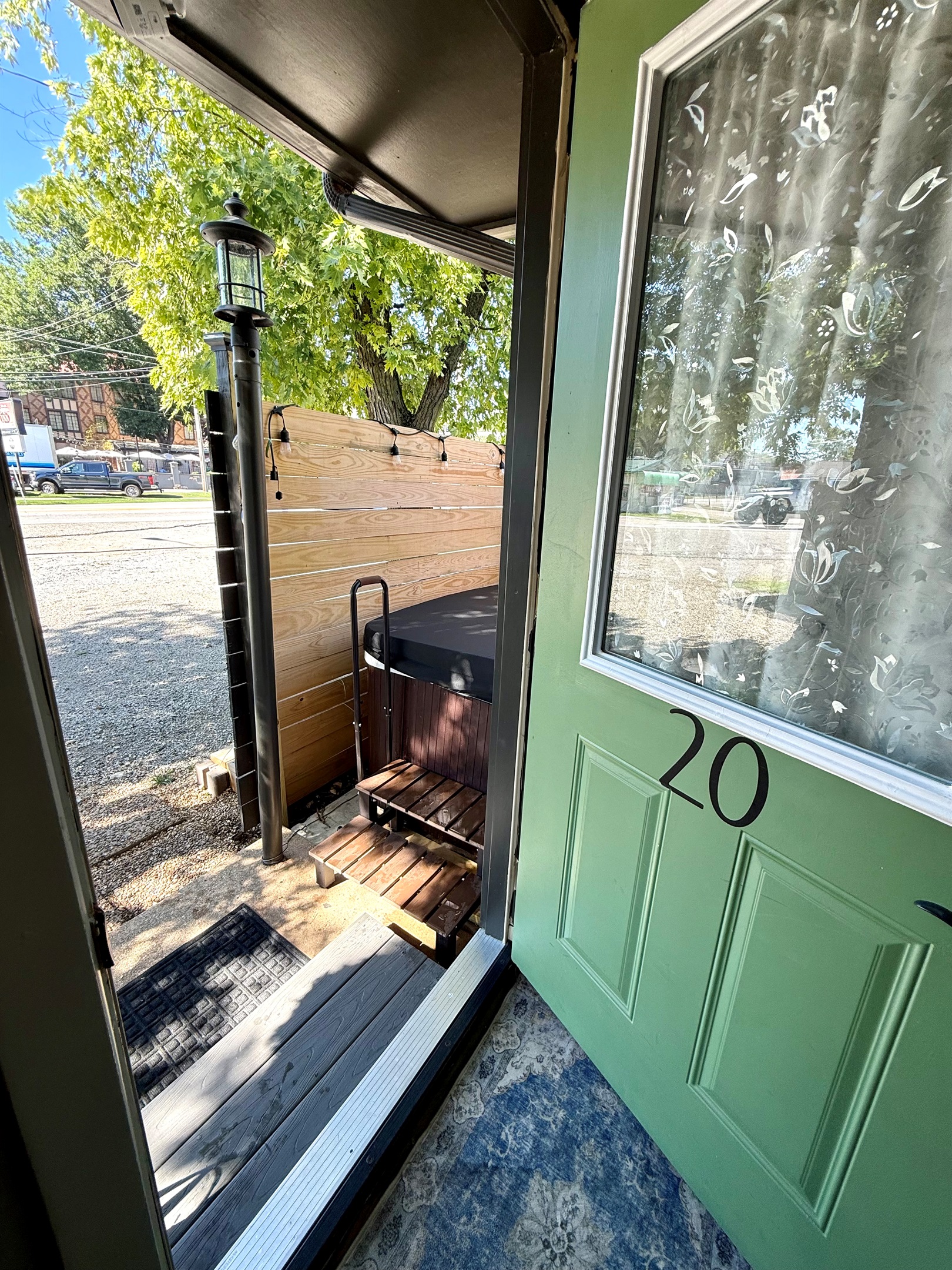 Front door looking out.