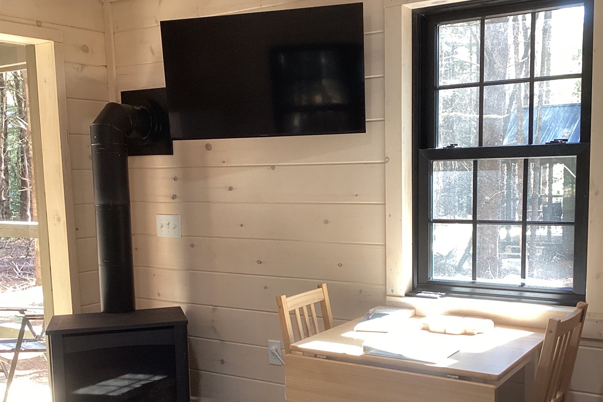 Hawthorne Fireplace and Smart TV