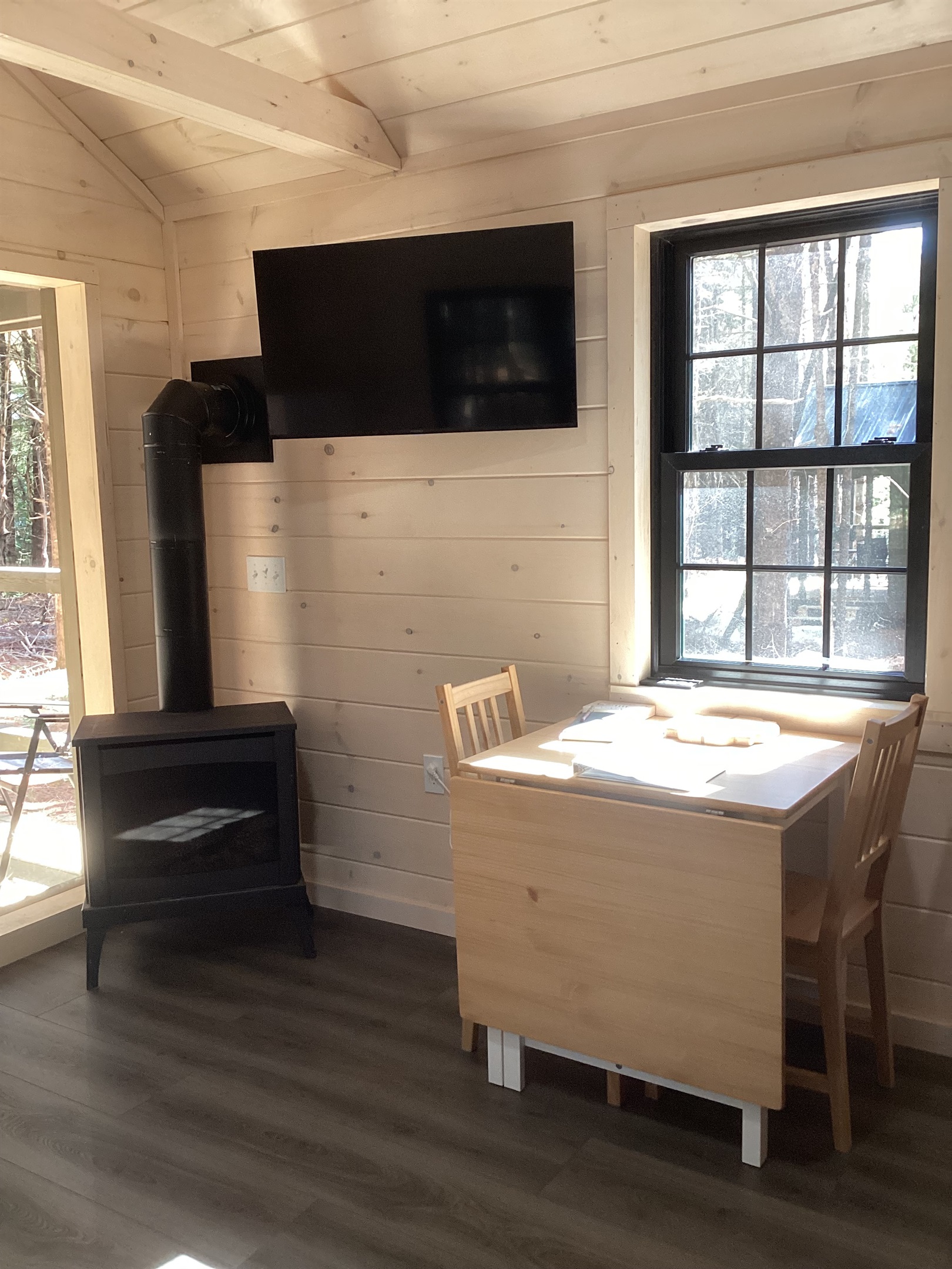 Hawthorne Fireplace and Smart TV