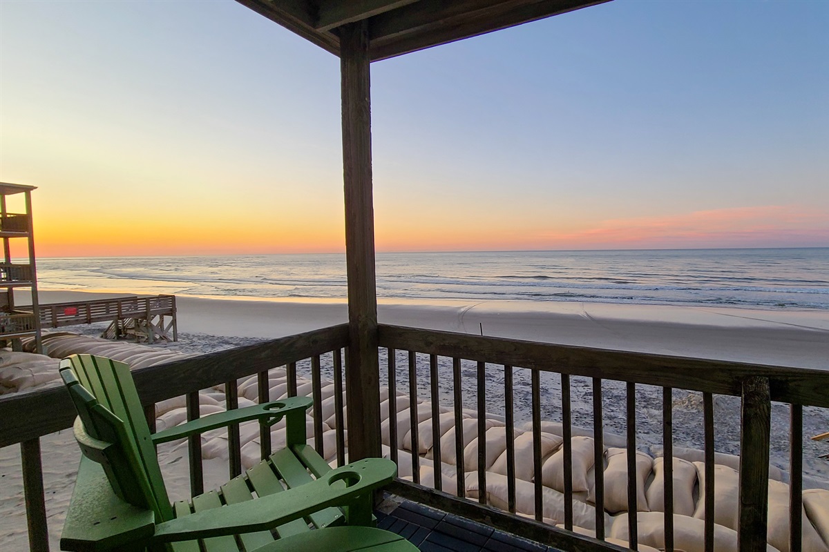Balcony sunrise views