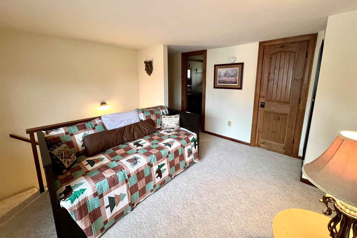 Day Bed in Upstairs Loft