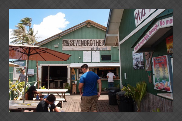 Seven Bros has some of the best burgers on the island
