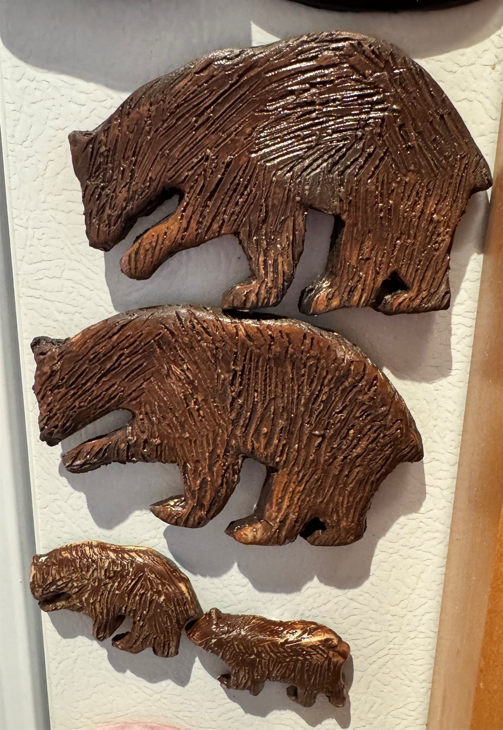 Embossed Bear Rock Magnet