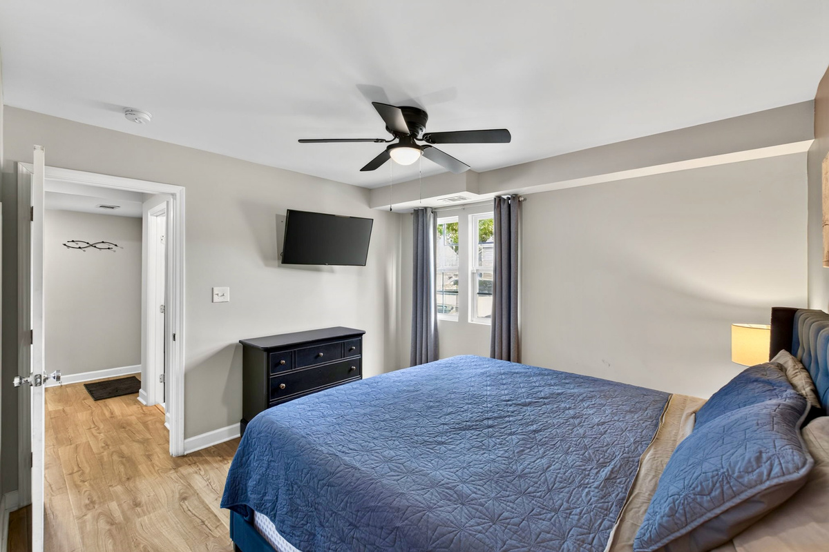 Large Roku TV and blackout curtains