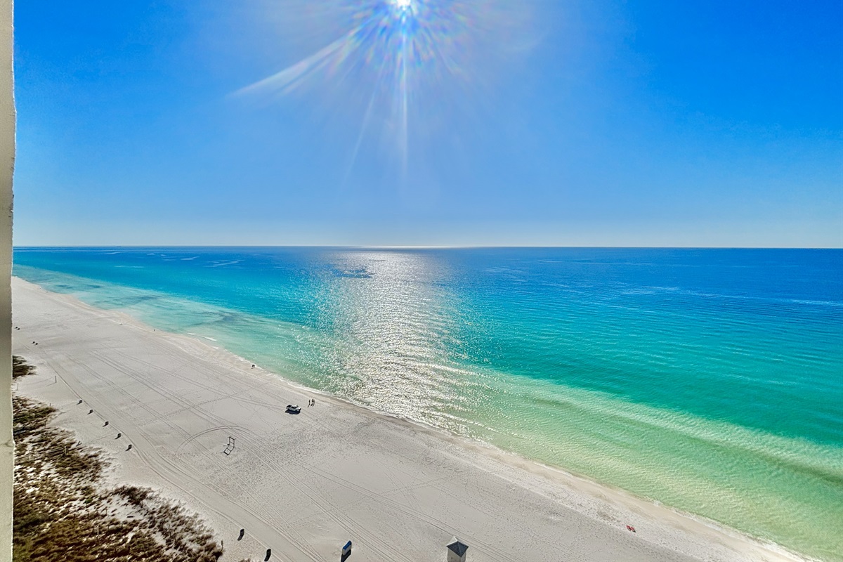 Beautiful views of the Gulf from the unit