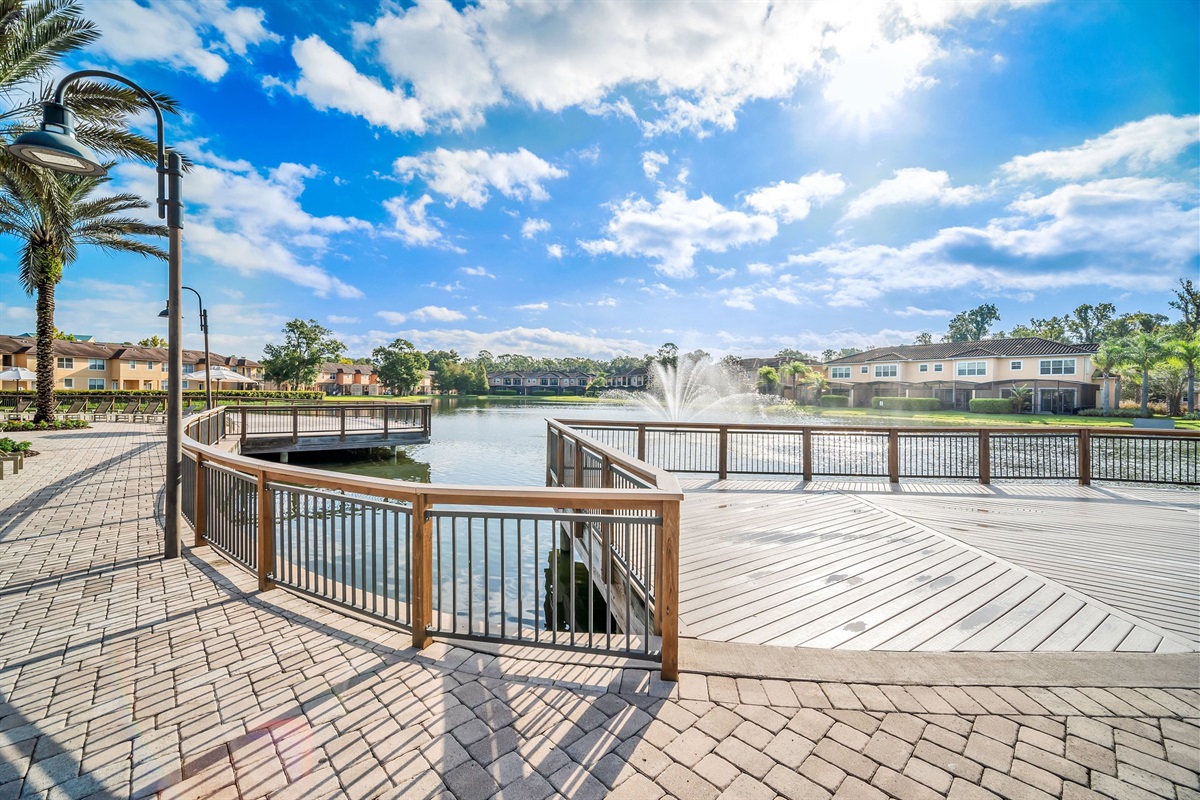 Resort sun deck