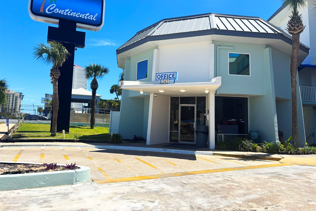 The office which is mainly used by property management guests, which you are not.