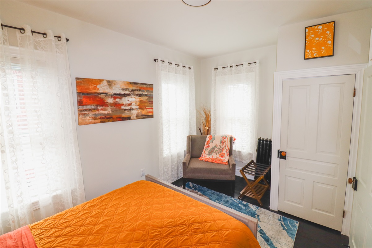 Cozy bedroom with quality linens