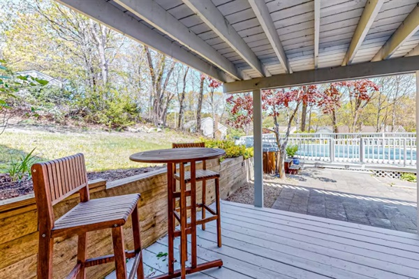 Additional tables and chairs for your convenience!