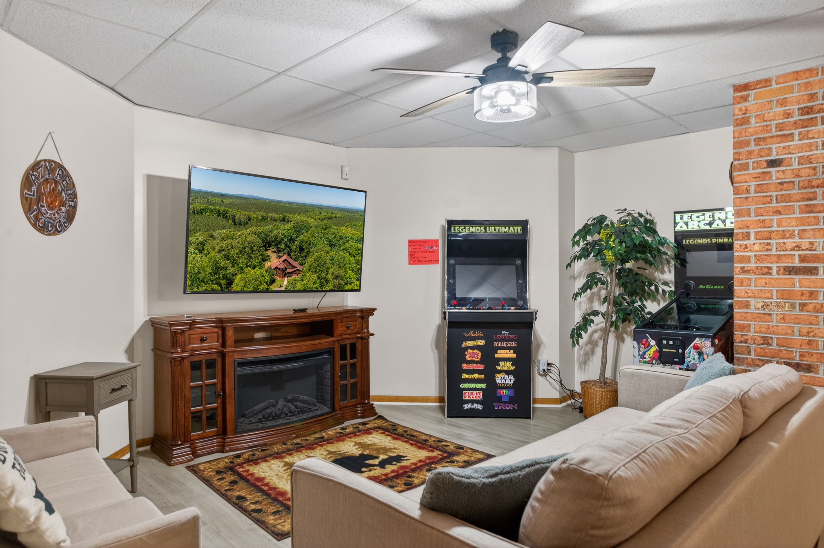 Entertainment Lounge: Relax and play classic arcade games while enjoying mountain views!