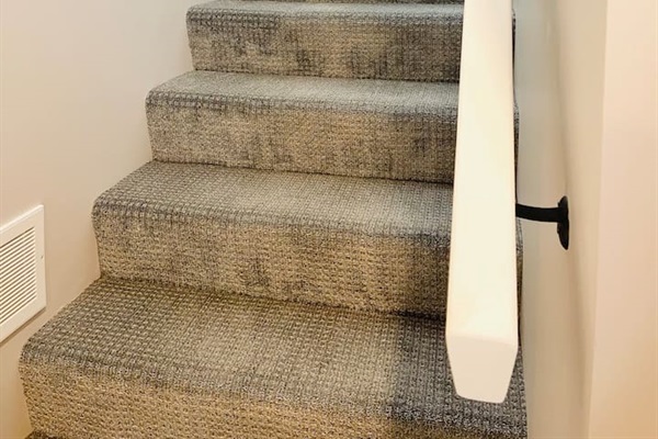 We have stairs. This is a two storey townhome. 
