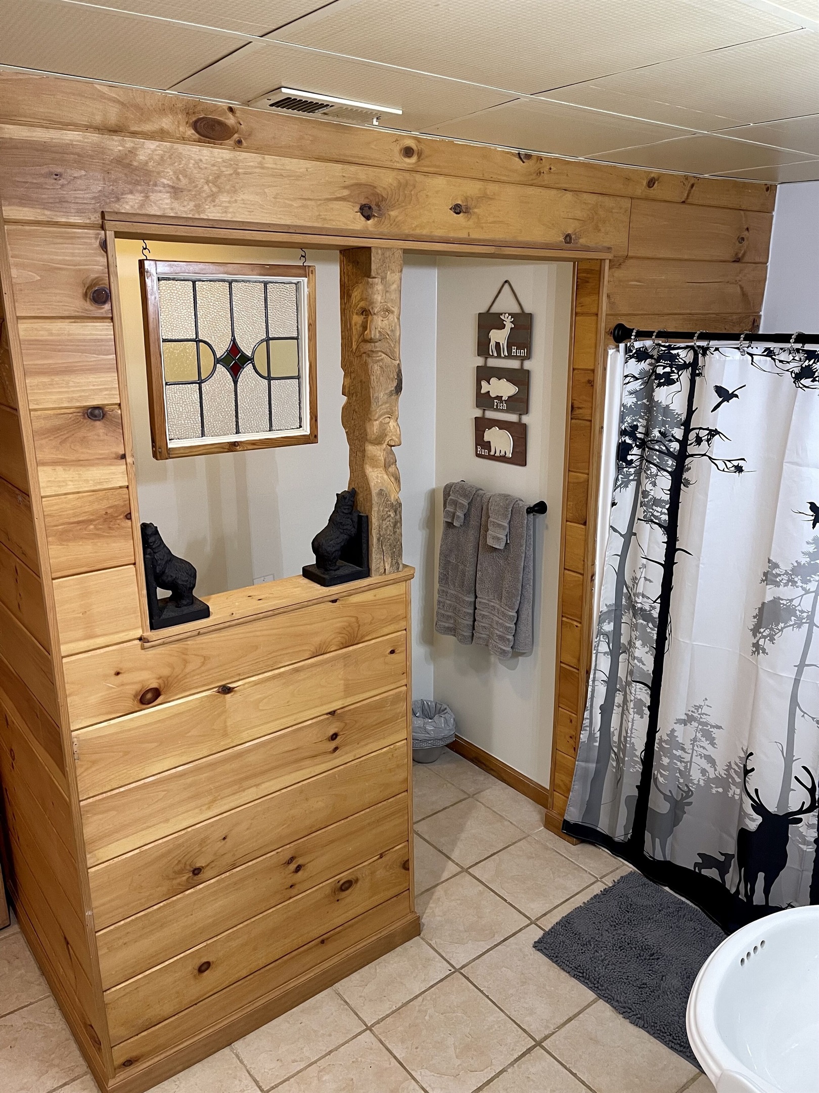 Downstairs 3/4 Bathroom