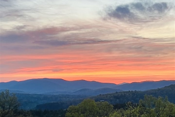 Sunrise off the back deck