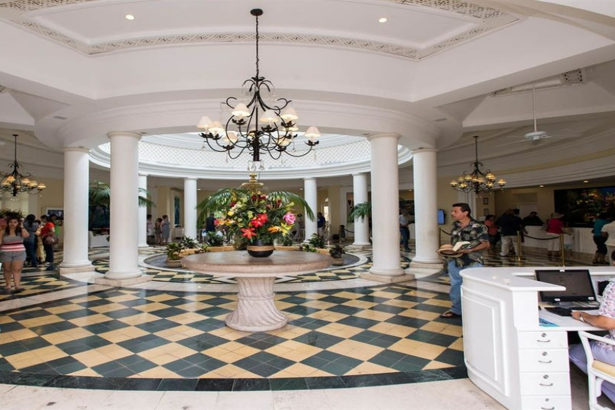 Lobby at Pueblo Bonito Emerald Bay, Vacation Travel Exclusives